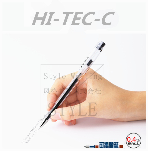 (2개) 일본 PILOT BAILE | HI-TEC-C 0.4 워터 펜 | BLLH-20C4 바늘 머리 학생 금융 펜