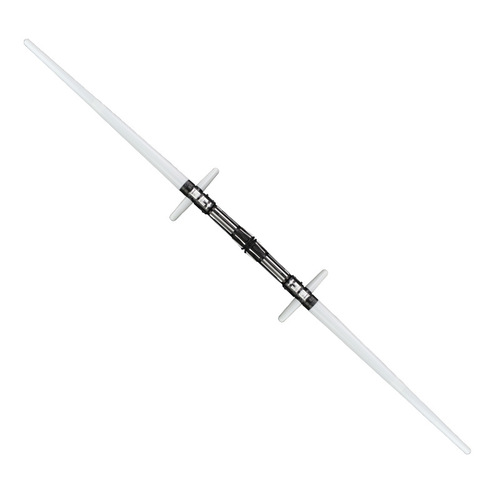 Seven-color retractable sound and light cross laser sword stage performance light-up flashing stick cosplay prop
