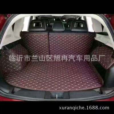 宝骏310W专车专用宝骏310W汽车全包围后备箱垫皮革汽车后尾箱|ms