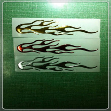 厂家直销 三维pvc软胶3D立体车贴 火焰 大小机动车个性装饰车贴