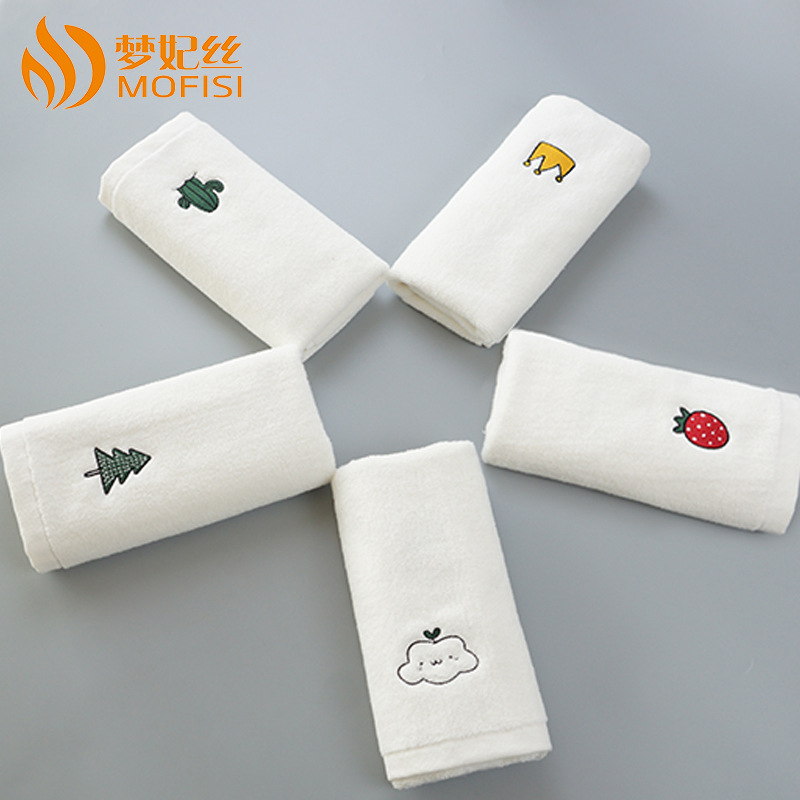 Gift towel absorbent milk white 35*75 ca...