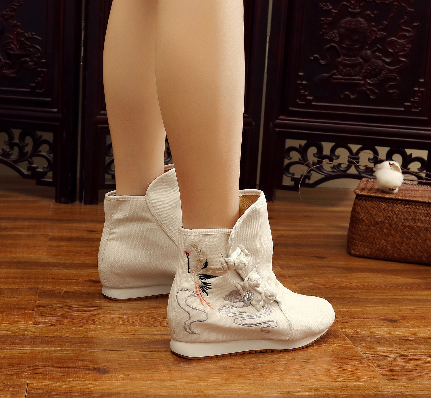 Bottes femme FLEUR DE JINCHEN en Tissu - Ref 3354945 Image 22