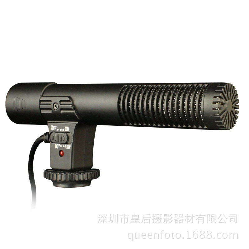 (2개) MIC-01 DSLR 카메라 DV 스테레오 마이크 카메라 전문 인터뷰 뉴스 녹음 마이크