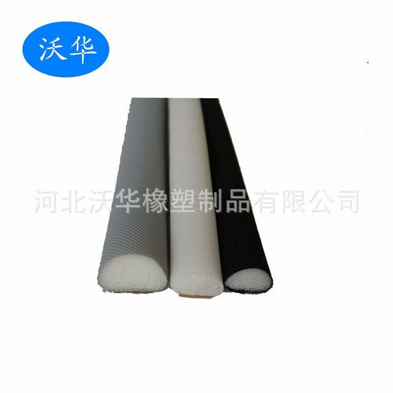 Поставка D-образной уплотнительной ленты из пеноматериала D-образная уплотнительная лента для раздвижных дверей шкафа с покрытием Противоугонная уплотнительная лента для дверей