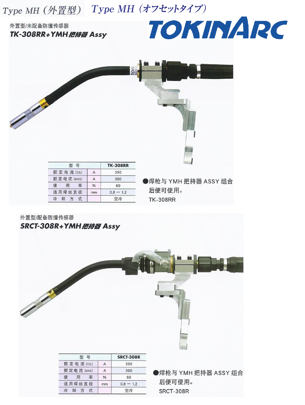 TK-508RR/RX 供应TOKINARC 安川机器人焊枪 适用于MA1400/MA1900-阿里巴巴