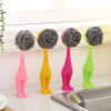 Creative home shy villain Washing pot brush brush brush brush, dishwasher, wipers steel wire ball