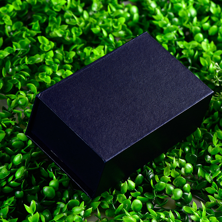 厂家订做黑色特种纸天地盖包装盒 纸质包装硬盒 礼品包装盒