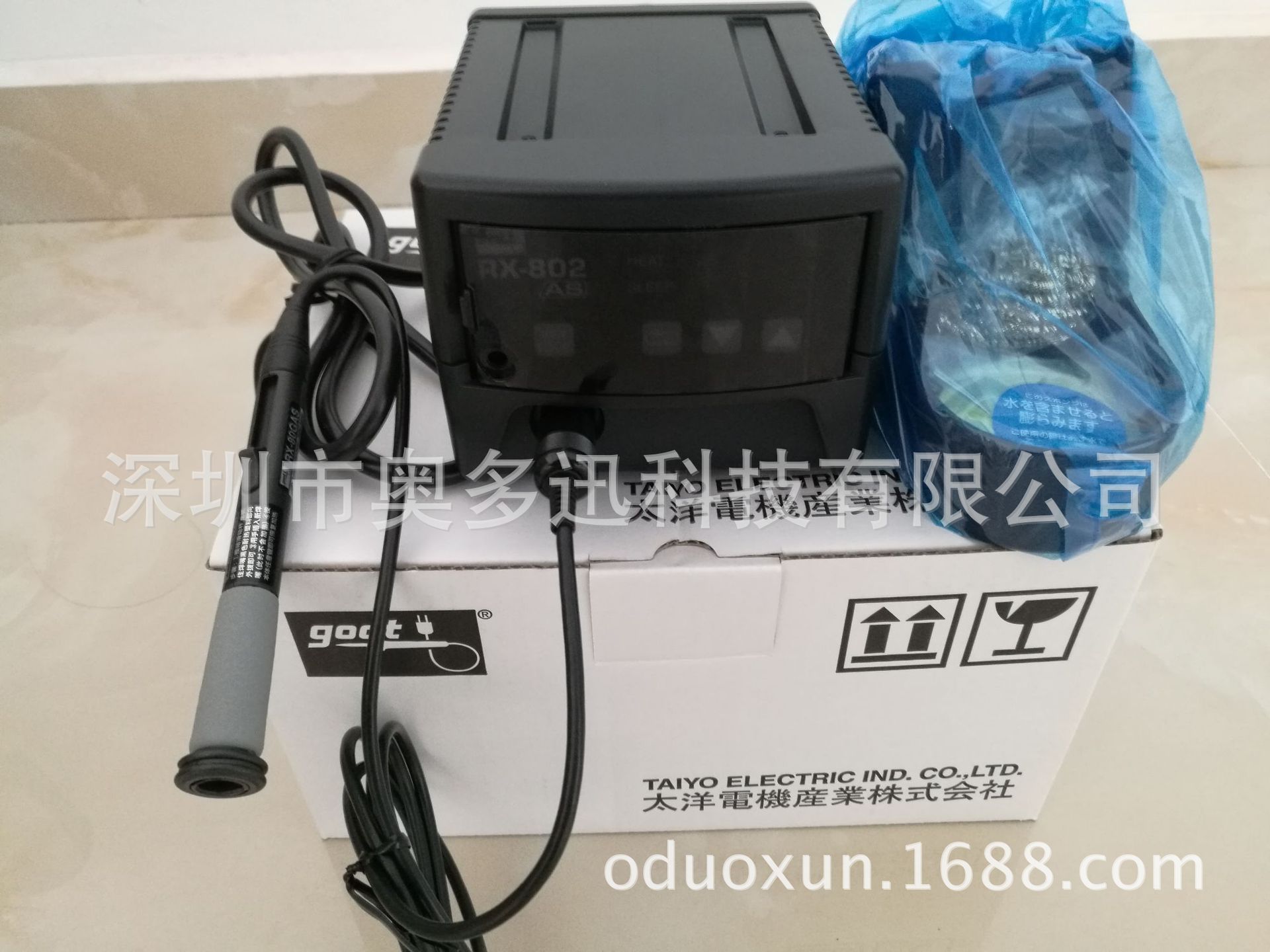 代理批发日本原装GOOT固特 RX-802AS焊台现货