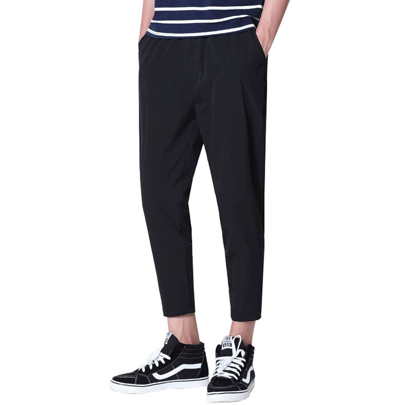 Новые летние мужские брюки Harlan, модные повседневные брюки до щиколотки, мужские эластичные быстросохнущие брюки, внешняя торговля, мужская мода больших размеров