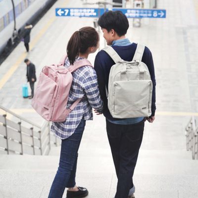 韓國FULL休閑旅行學院風情侶登機收納背包學生電腦包雙肩背包