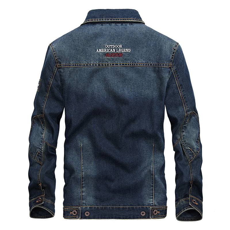 Men's Clothing fashion denim jacket motorcycle denim single layer jacket _voghion.com