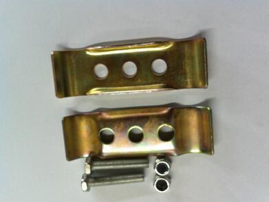 精益管脚轮固定板彩锌夹板镀铬上下夹板