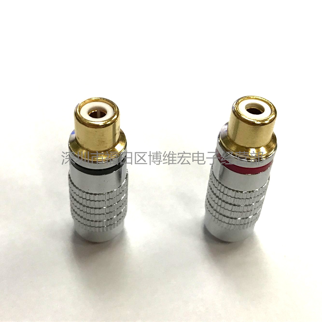 百威RCA视频母座/怪兽莲花母焊线式/RCA母延长视频插座