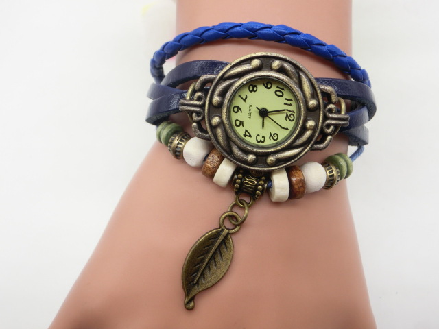 Style Ethnique Feuille Boucle Quartz Femmes De Montres display picture 2