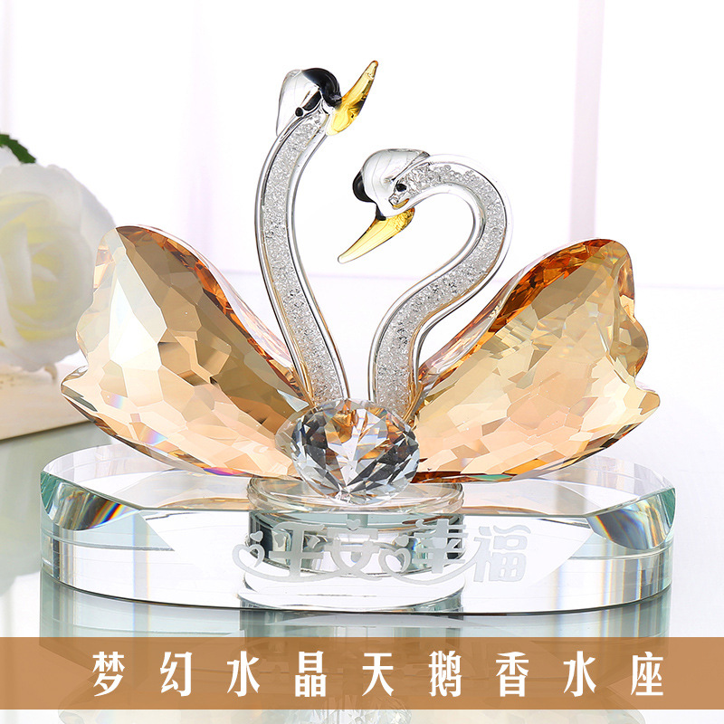 crystal swan automobile Perfume seat vehicle Jewelry Decoration originality automobile Wholesale gift Car perfume new pattern
