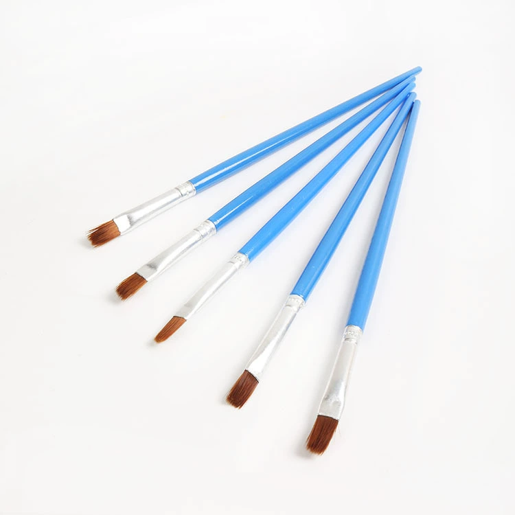 Пластиковая детская художественная кисть, лайнер, ручная работа