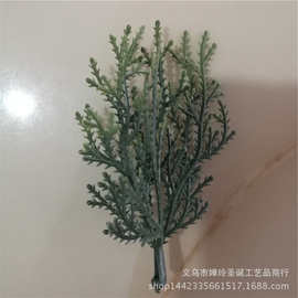 供应仿真植物 9*5厘米六叉编织袋草 圣诞树编织袋 T12图片色水草