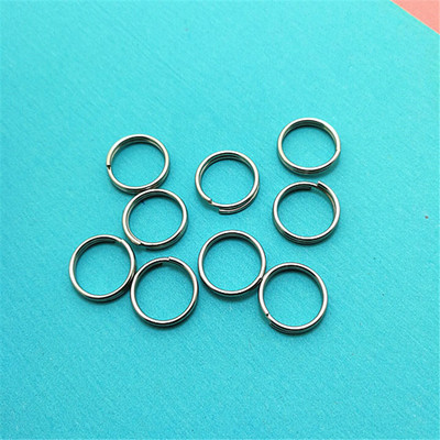 批发304不锈钢钥匙环扁平圈 金属钥匙光圈饰品挂环汽车钥匙圈|ms