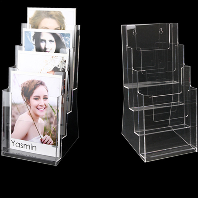 有机玻璃陈列架 宣传册存放架 亚克力资料架厂家制作