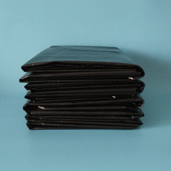 big black disposable garbage bag
