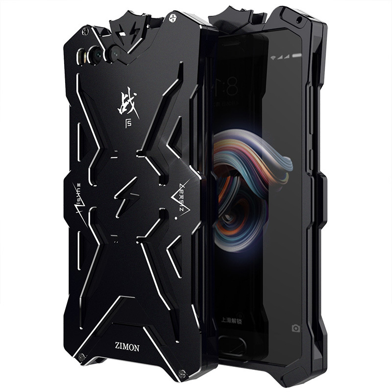 SIMON THOR Aviation Aluminum Alloy Shockproof Armor Metal Case Cover for Xiaomi Mi Note 3