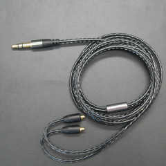 Factory direct supply detachable earphone cable MMCX twisted pattern MP3 compatible Shure SE315/535/846/UE900