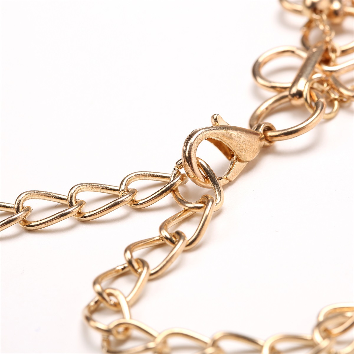 Occident and the United States alloy plating necklace (C2185 gold)NHXR1458-C2185 gold