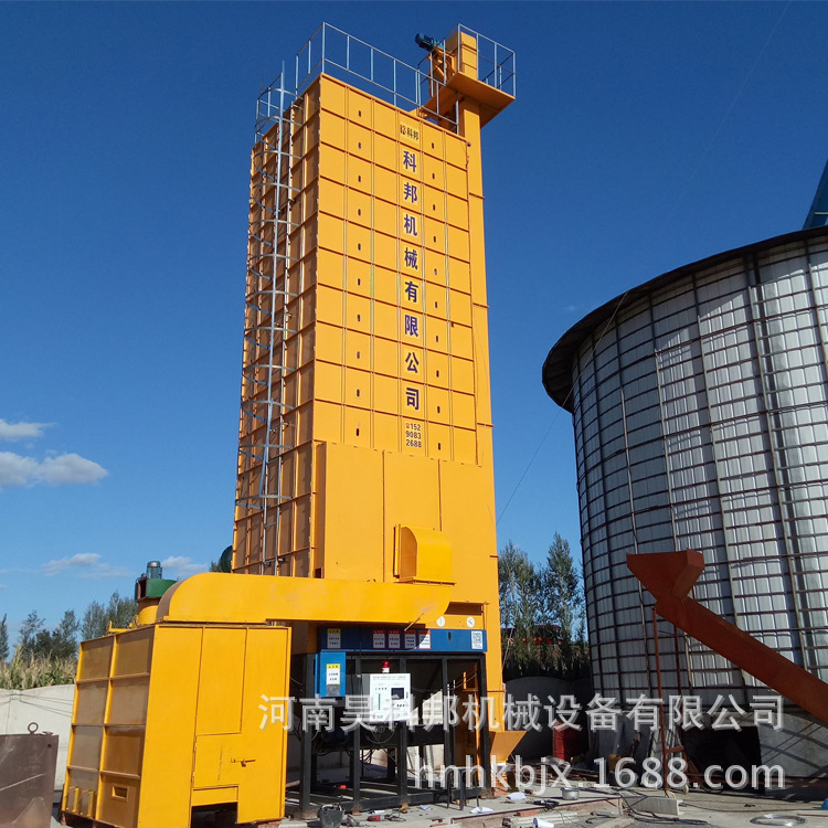 湖北水稻烘干机烘干作业视频 经济实用型水稻烘干机安装作业视频