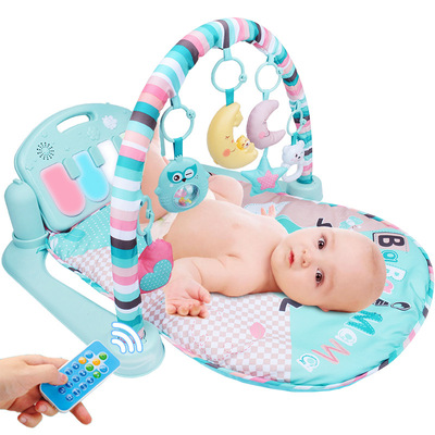 Newborn baby Pedal Piano Fitness frame 3-6-12 baby Music game blanket 0-1 Year-old Early Learning Toys