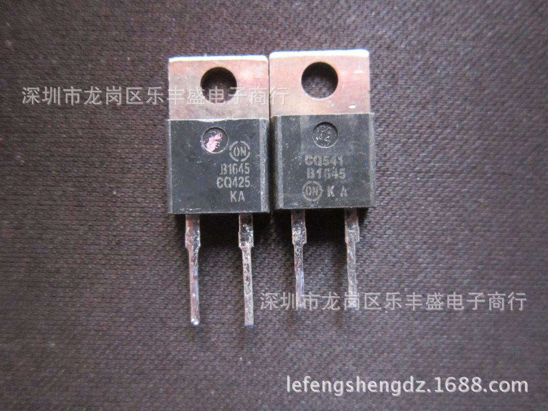 B1645 MBR1645 拆机摩托罗拉 TO-220-2 肖特基整流二极管 16A45V