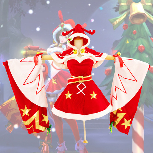 Pesticide Diao Chan Cosplay Christmas Love Song Cosplay Costume Diao Chan Skin Couple Set