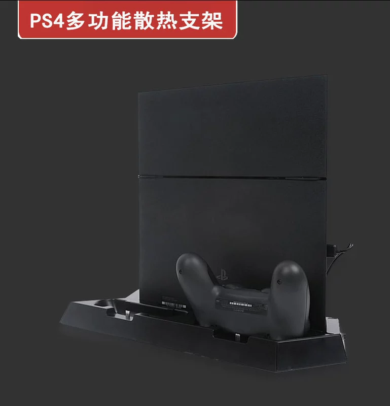 Quạt PS4 đa năng PS4 với Đế PS4 Xử lý Bộ sạc PS4 Đế đế PS4 Đế đứng - PS kết hợp chân sạc type c