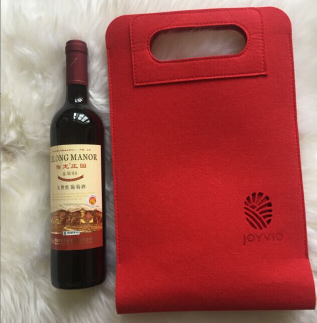 不织布红酒袋 双支礼袋 葡萄酒袋 红酒包装礼盒 红酒盒毛毡无纺布