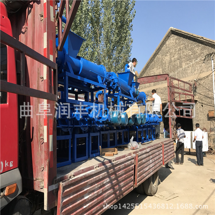 带减速机的分离机 粪便分离机工作原理 干湿粪便分离机