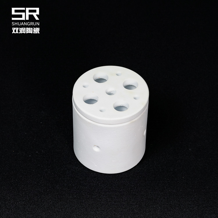 加工陶瓷导向块多孔陶瓷片绝缘高频工业陶瓷配件95瓷氧化铝陶瓷管