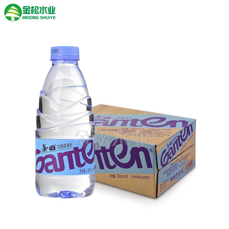 Pure water in the field 360ml 24 Supporting water Bottled water King Hundred mountain Produced Full container