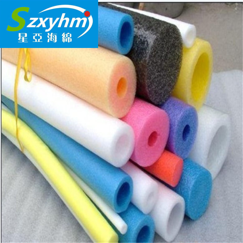 供应高密度聚氨酯海绵管 防静电珍珠海绵管