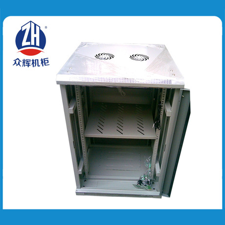 供应标准型网络机柜 0.8米高14U落地白色标准型网络机柜  