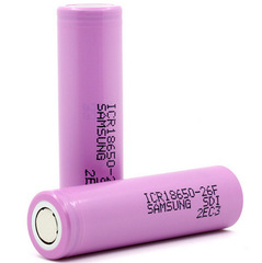 Samsung 18650 pointed 2600mah3.7V rechargeable battery 26f/fm flashlight mobile power battery