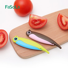 Fasola dao gốm dao trái cây dao zirconia gỉ gấp con dao mang theo trái cây dễ thương Dao gốm