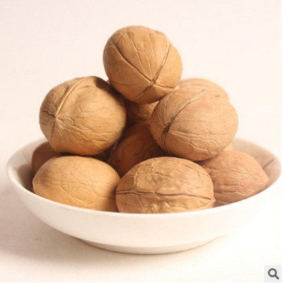 h新货薄皮送夹子包邮新疆农家野生原味核桃非大纸皮散装500g|ru