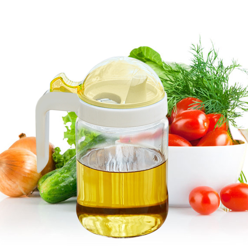 厂家供应  高白料玻璃油壶 酱油壶 厨房 高大上油壶