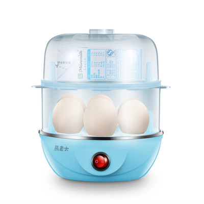 multi-function double-deck Egg Cooker Stainless steel Steaming Auto power off Egg Machine gift Small appliances wholesale