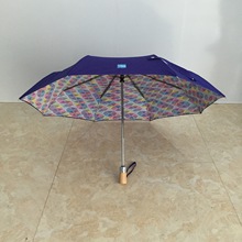 厂家专业定做外贸原单自动三折创意印英文伞个性礼品广告伞晴雨伞
