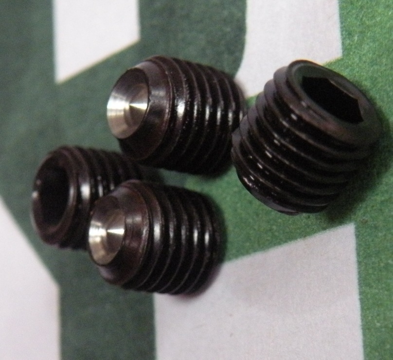 非标机米,内六角W尾端机米,凹尾中间带尖头紧定止付M6-1*6机米