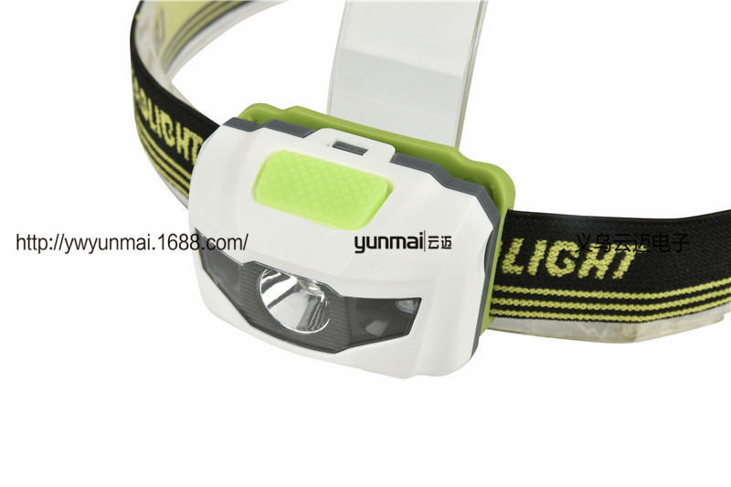 超轻防水双灯珠LED红光警示灯登山钓鱼户外运动头灯 猫头鹰头灯详情图18