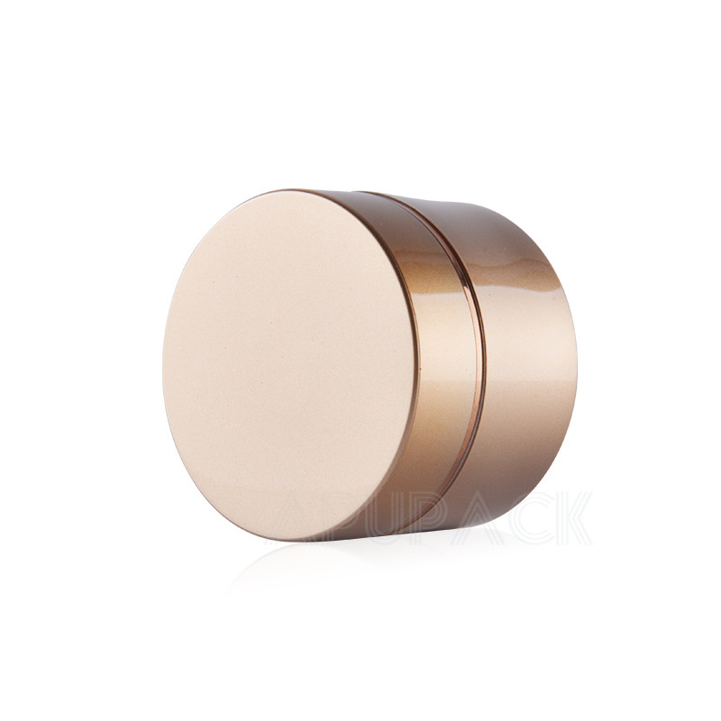 100/200克厚壁棕色直圆压克力卸妆膏瓶 微商电商爆款热销批发