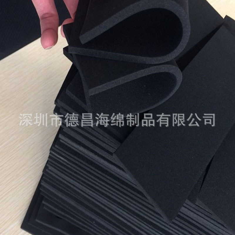 厂家供应开孔EPDM泡棉 批发黑色EPDM耐高温海绵 EPDM发泡海绵