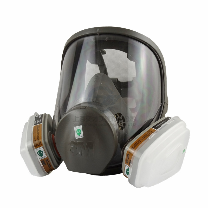 3M6800 防护全面具 防酸性有机气体口罩套装 化工 喷漆用防护面罩