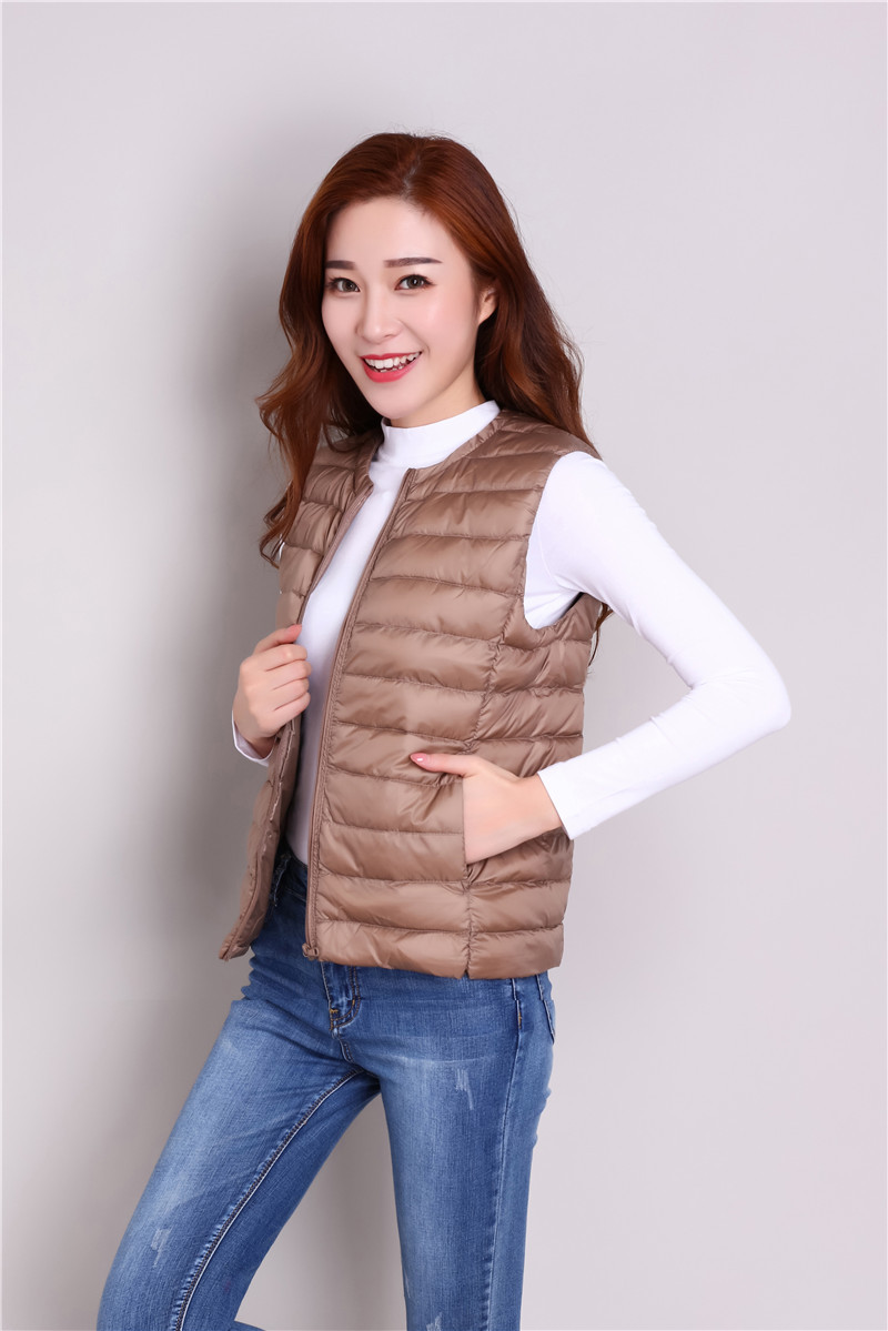 Gilet femme en Duvet de canard blanc - Ref 3316304 Image 49